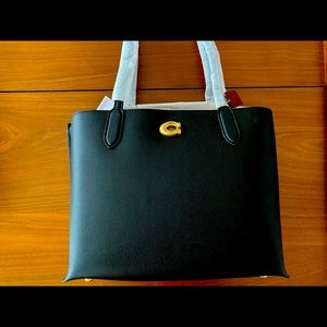 Coach Pebble Leather Willow Tote